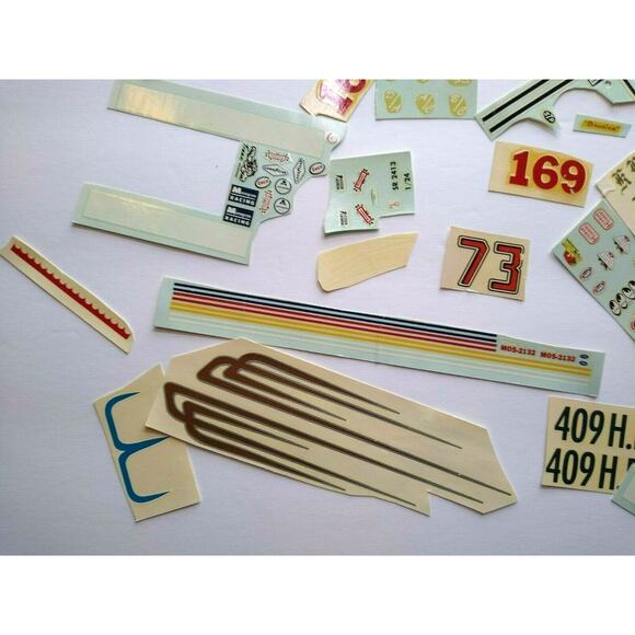 Big Lot Of Vintage Model Kit Decals Hot Rods Monster Cars AMT Hawk Revel 1960s - Picture 4 of 8